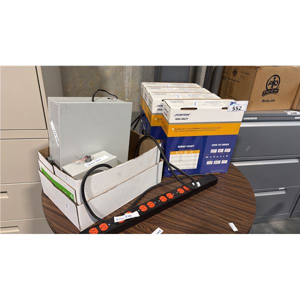 SECURITRON ACCUPOWER ALTRONIX ALTV1224DC1 ALTV248UL BLACK SWAN PIPE-LUBE MCKINNEY HINGES LOT