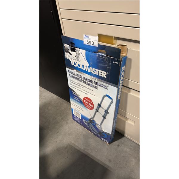 TOOLMASTER FOLDING HAND TRUCK (MODEL 21099) LIGHTWEIGHT COMPACT UTILITY CART