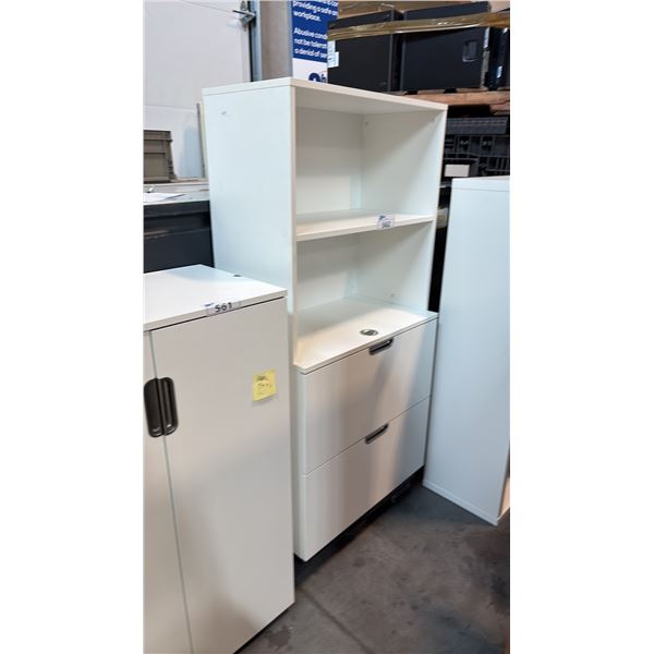 GALANT SERIES STORAGE COMBINATION (SHELVING AND 2-DRAWER UNIT) W31" X D18" X H62"