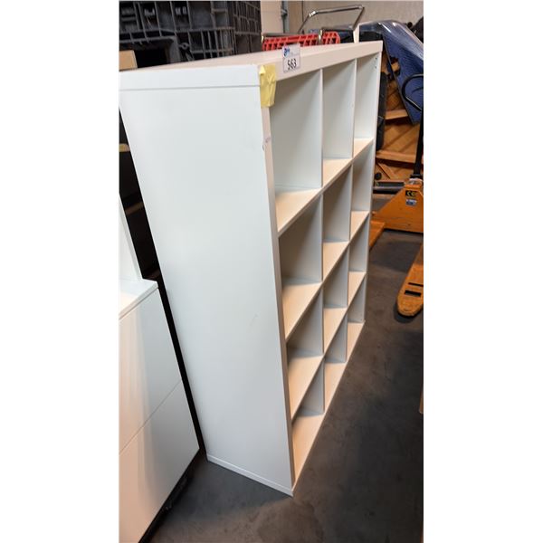 KALAX SHELF UNIT CUBE STORAGE/BOOK CASE W44" X D57" X H15"
