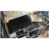 Image 3 : RACK OF ASSORTED DELL COMPUTER MONITORS, STANDS & ELECTRONICS