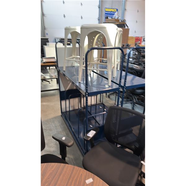 4 STEEL  CARTON STAND/RACK IN VARIOUS SIZES INCL 51" WIDTH
