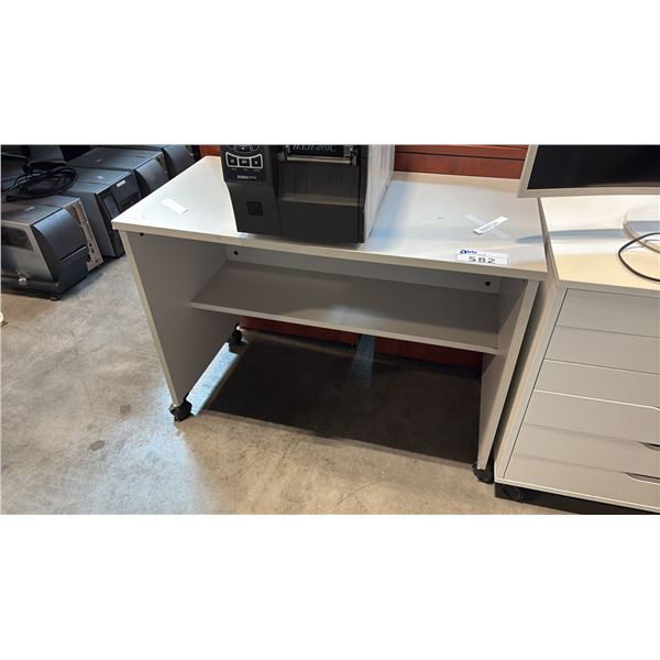 MOBILE OFFICE/UTILITY DESK W36" X D18" X H26"