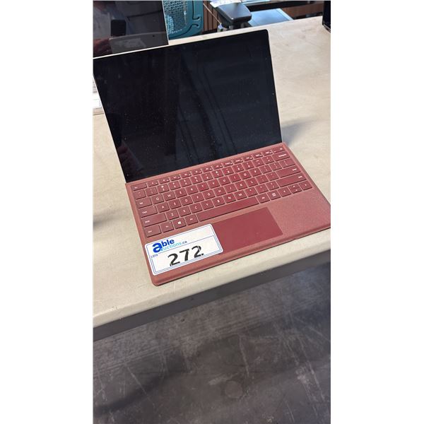 MICROSOFT SURFACE PRO 12.3-INCH 2-IN-1 DETACHABLE TABLET LAPTOP HYBRID *WIPED HARD DRIVE, NO CHARGER