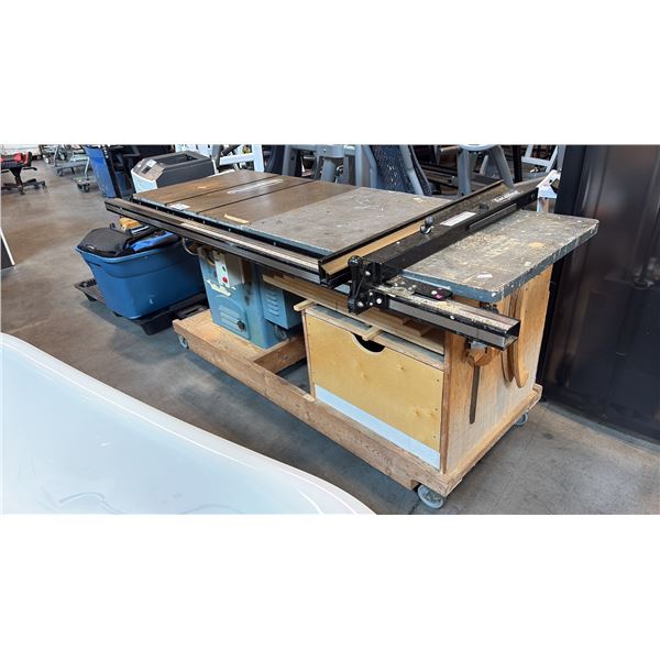 DANKEY TS-10 TABLE SAW ON ROLLING CART