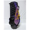 Image 2 : PURPLE GOLF CADDY BAG WITH VINTAGE