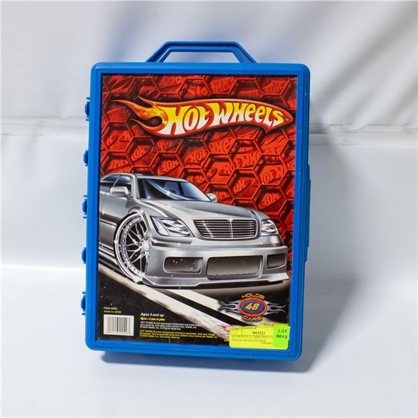 8647HOTWHEELS CARRYING CASE FILLED WITH VINTAGE