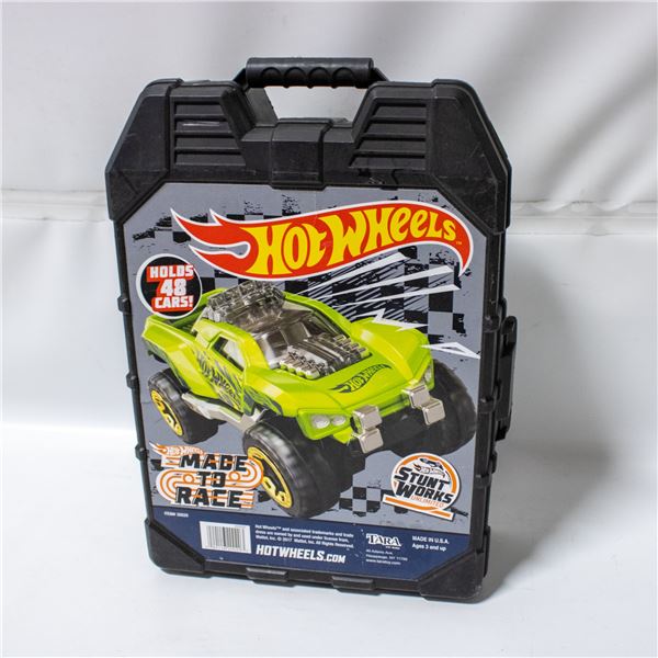HOTWHEELS ROLLIN' 48 CAR CASE WITH CONTENTS
