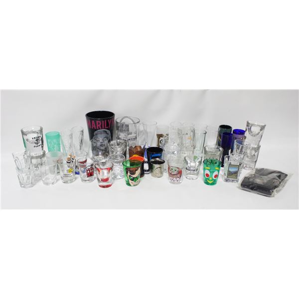 WIDE VARIETY OF ESTATE SHOT GLASSES