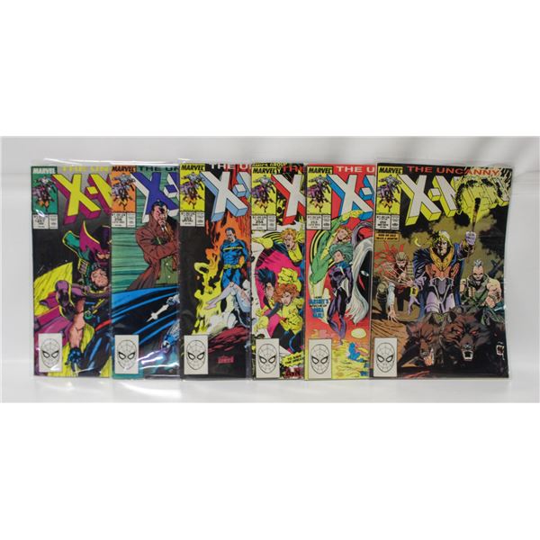 UNCANNY X-MEN #252/253/254/255/256/257