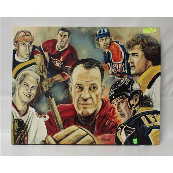 CANVAS PRINT "GREATS"