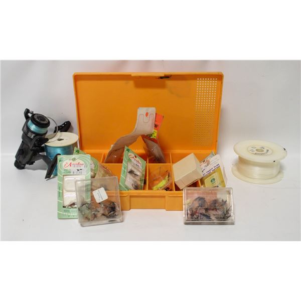 FLY-FISHING MINI TOTE ASSORTED CONTENTS +