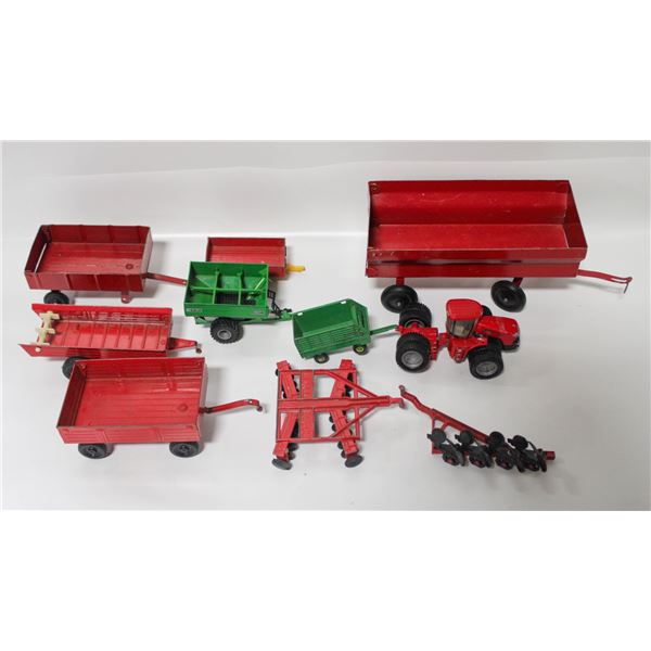 LOT OF METAL DIECAST TRAILERS