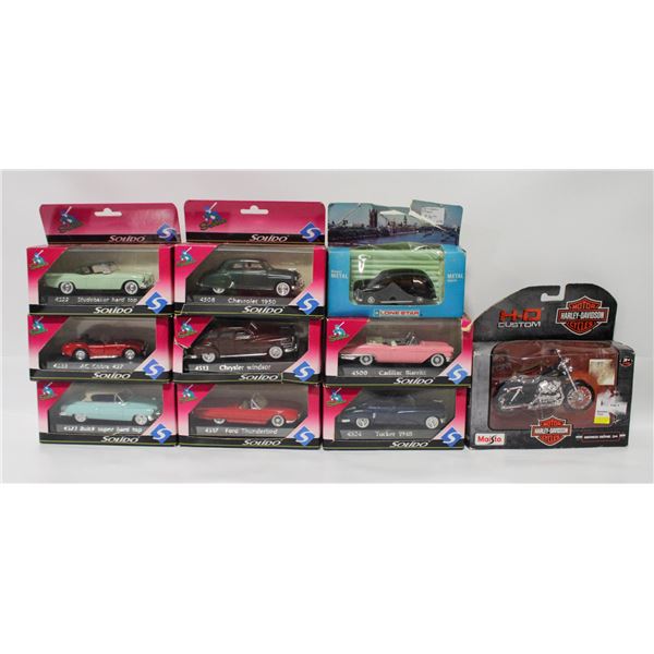 LOT OF IN BOX "SIXTIES" SOLIDO DIECAST CARS