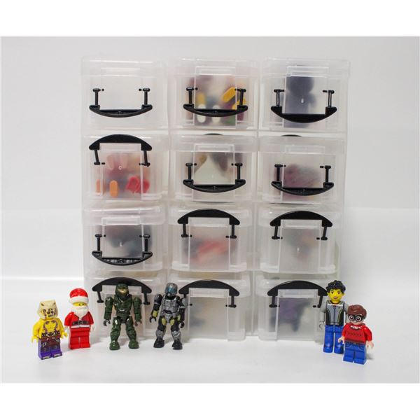 ACRYLIC ORGANIZER WITH COLLECTIBLE LEGO FIGURES