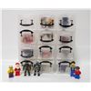 Image 1 : ACRYLIC ORGANIZER WITH COLLECTIBLE LEGO FIGURES