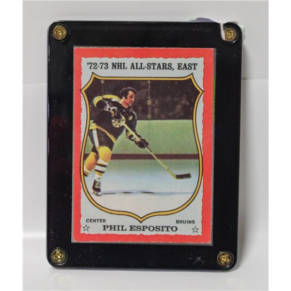 1972-73 O-PEE-CHEE PHIL ESPOSITO #120 IN SLAB