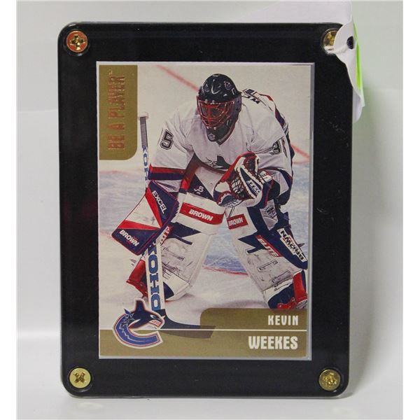 1999 BE A PLAYER KEVIN WEEKES #196
