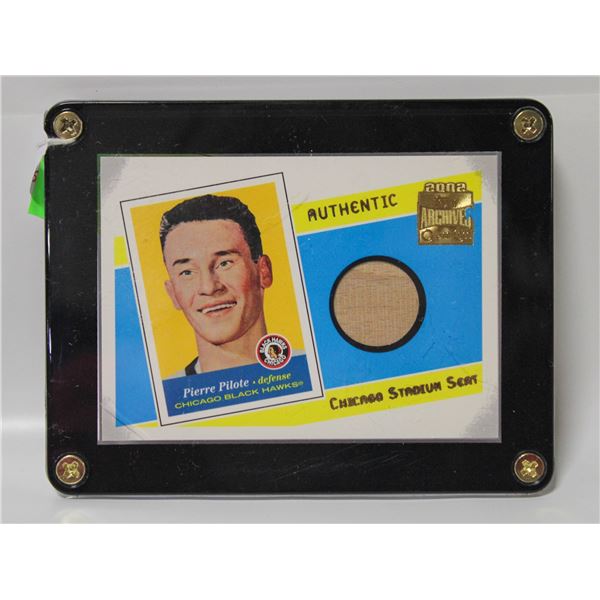 2002 TOPPS ARCHIVES ARENA SEATS PIERRE PILOTE #22