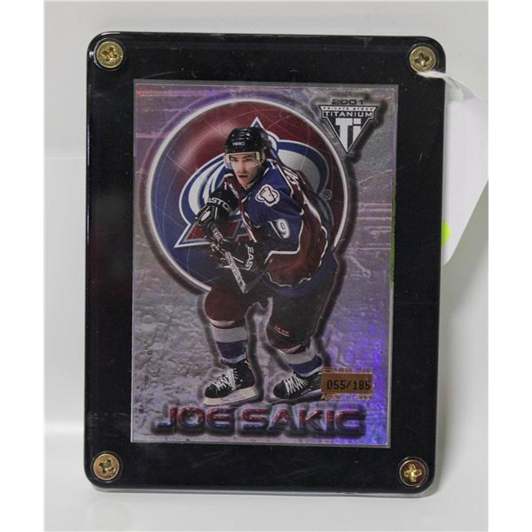 2001 PRIVATE STOCK TITANIUM JOE SAKIC 055/185 IN