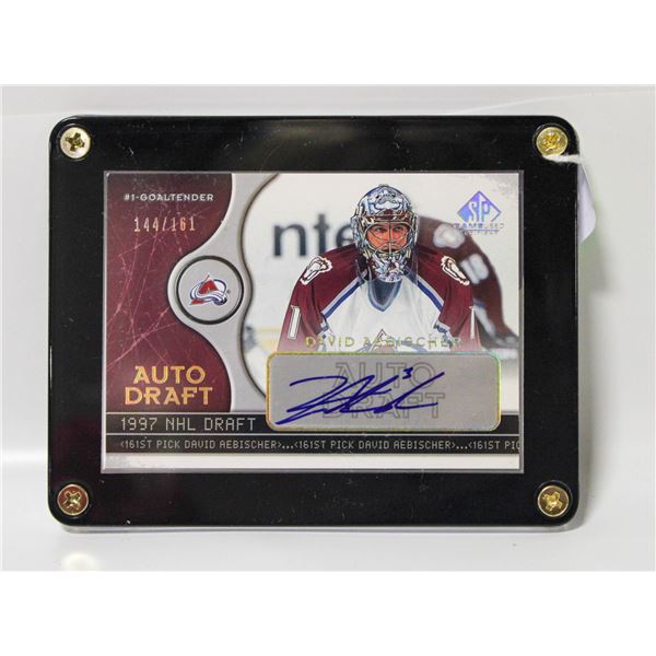 2005-06 UPPER DECK AUTO DRAFT DAVID AEBISCHER