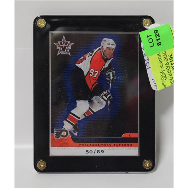 2001-02 PACIFIC VANGUARD BLUE JEREMY ROENICK 50/89