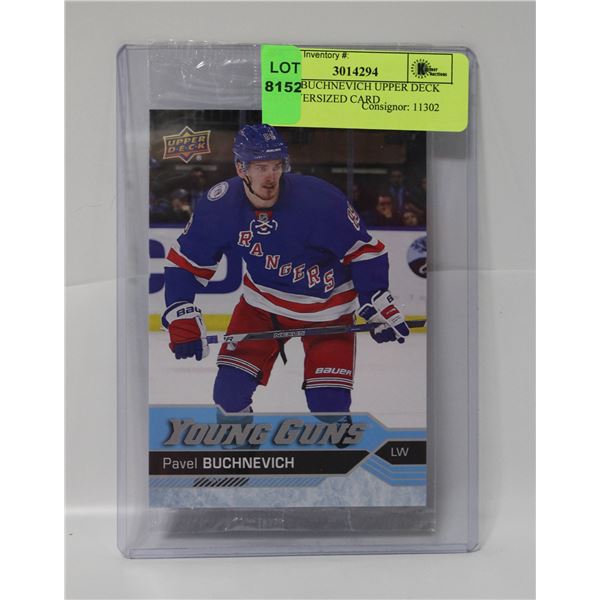 PAVEL BUCHNEVICH UPPER DECK #227 OVERSIZED CARD