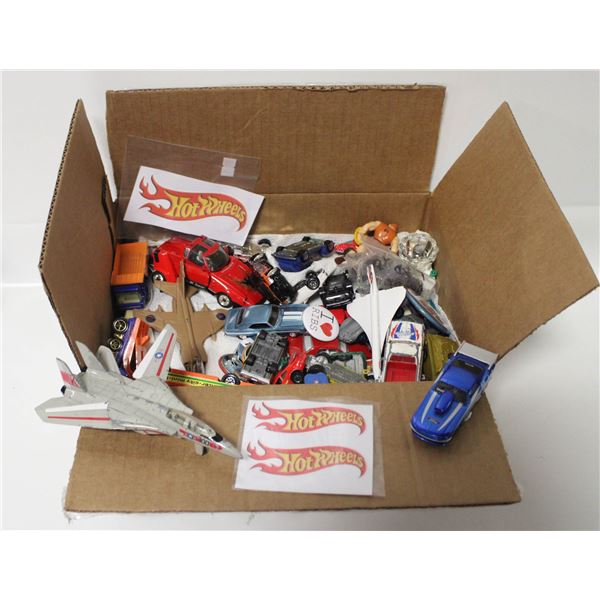 BOX OF HOTWHEELS DIECAST CARS