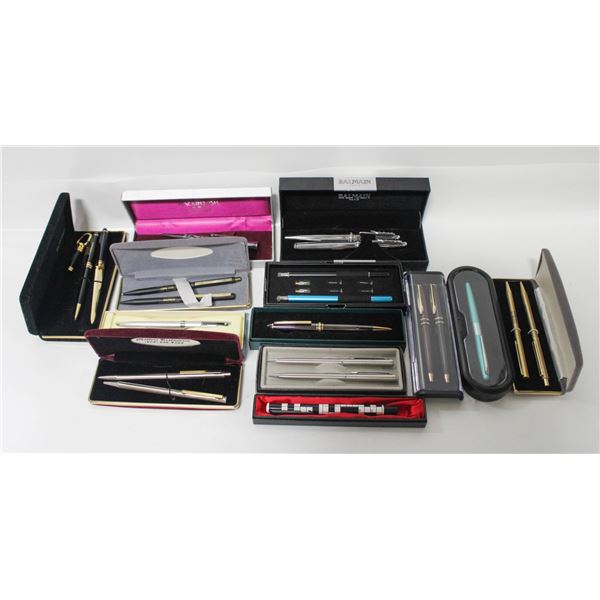 LOT OF BOXED COLLECTOR PENS IN GIFTBOXES