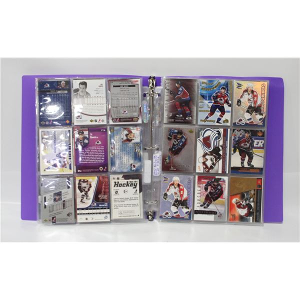 BINDER OF ESTATE SPORTS CARDS