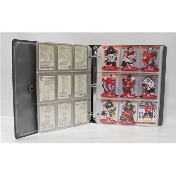 BINDER OF ESTATE SPORTS CARDS
