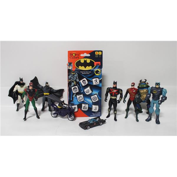 LOT OF BATMAN AND TMNT FIGURES