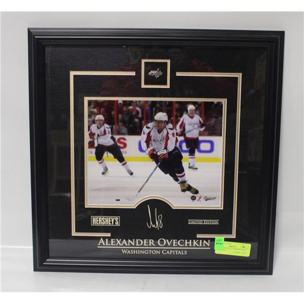 PROFESSIONALLY FRAMED ALEX OVECHKIN