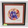 Image 1 : FRAMED FRANK MAHOVLICH #1001/1027 SIGNED
