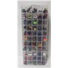Image 1 : ACRYLIC ORGANIZER CASE FULL OF HOTWHEELS DIECAST