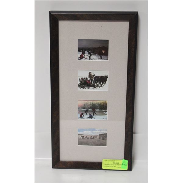 FRAMED VINTAGE PRINT BY ROBERT DUNCAN