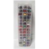 Image 1 : ACRYLIC ORGANIZER CASE FULL OF HOTWHEELS DIECAST
