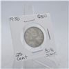 Image 1 : 1938 CANADA QUARTER 25 CENT COIN 80% SILVER