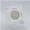 Image 1 : 1953 CANADA QUARTER 25 CENT COIN 80% SILVER