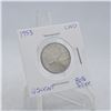 Image 1 : 1953 CANADA QUARTER 25 CENT COIN 80% SILVER
