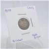 Image 1 : 1899 CANADA 10 CENT COIN 92.5% SILVER
