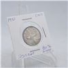 Image 1 : 1951 CANADA QUARTER 25 CENT COIN 80% SILVER