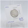 Image 1 : 1953 CANADA QUARTER 25 CENT COIN 80% SILVER