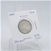 Image 1 : 1949 CANADA QUARTER 25 CENT COIN 80% SILVER