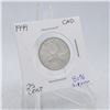 Image 1 : 1949 CANADA QUARTER 25 CENT COIN 80% SILVER