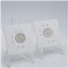 Image 2 : 2 X 1947 & 1953 AMERICAN SILVER DIME ROOSEVELT