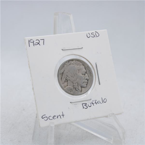 1927 AMERICAN BUFFALO HEAD NICKEL 5 CENT