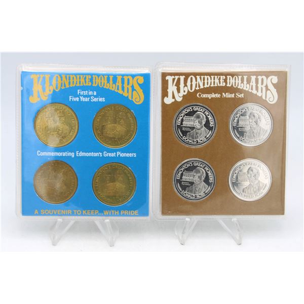 VINTAGE1978 & 1981 FOUR TOKEN PACK KLONDIKE DOLLAR