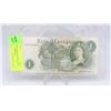 Image 1 : 1960S BANK OF ENGLAND $1 BANK NOTE