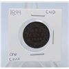 Image 1 : 1899 CANADA 1 CENT COIN